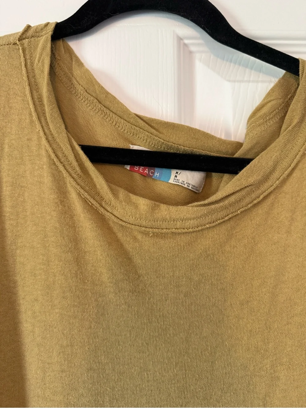 Free People Mustard Yellow Mini Swing Dress